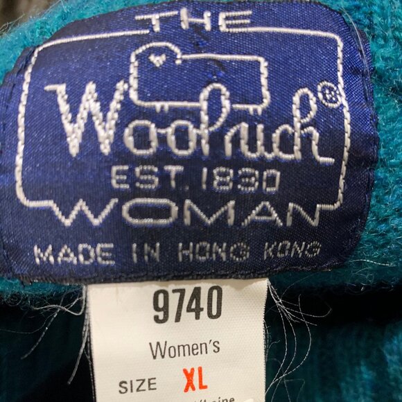 THE WOOLRICH WOMAN VINTAGE GRAPHIC KNITTED SWEATERS SIZE M - Picture 12 of 12